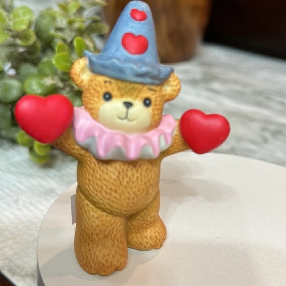 Vtg Enesco 1985 Lucy & Me Heart Holding Bear by‎ Lucy Rigg